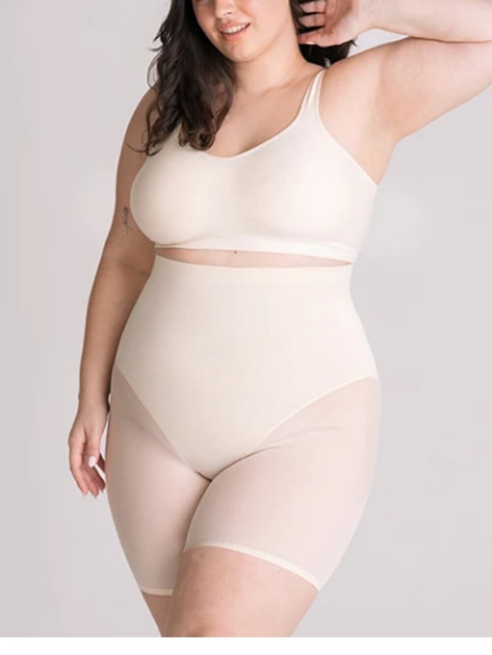 SHAPERMINT Essentials Everyday Empower Mesh Shaper Shorts XL Shapewear Slimming